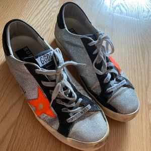 COPY - AUTHENTIC SUPER-STAR GOLDEN GOOSE GLITTER SNEAKERS